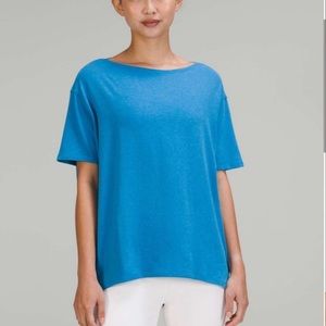 Lululemon Back In Action Short Sleeve Size 6 Pima Cotton